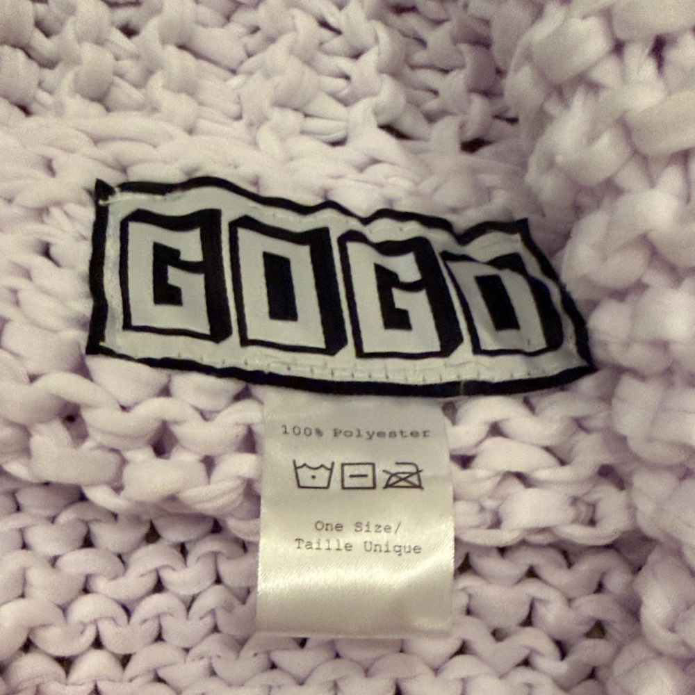 Gogo White Knit Cardigan with Pink Heart - Picture 2 of 2